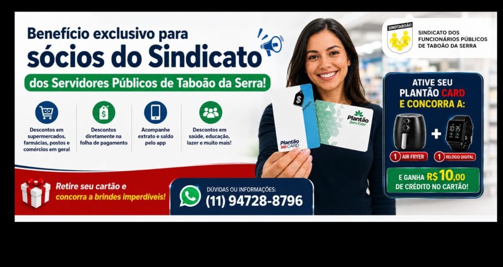SINDTABOÃO amplia benefícios e disponibiliza Plantão Card aos associados